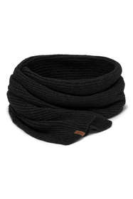 Vivisence Femme Echarpe Hiver Laine Merinos Confort Chaleur Quotidienne, noir