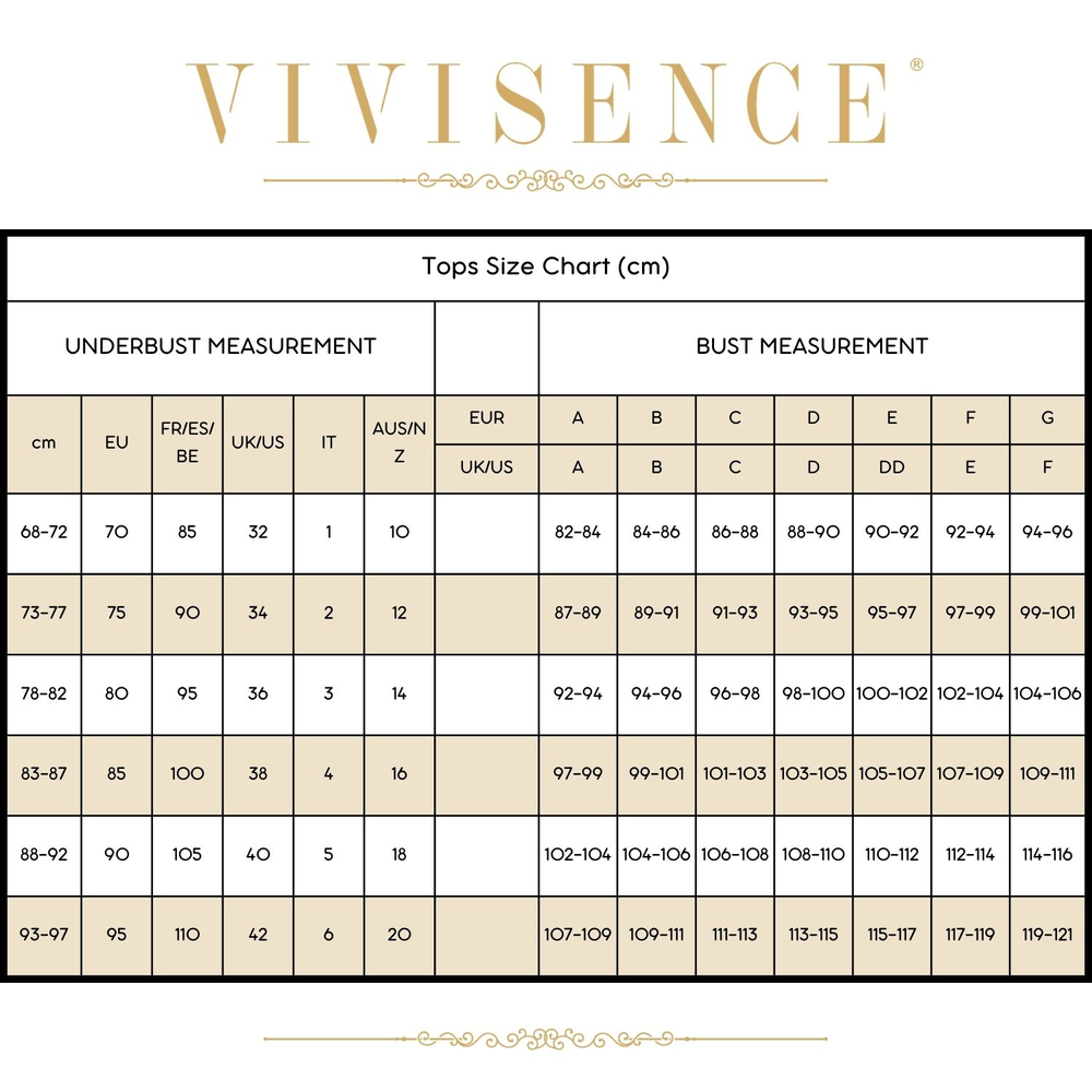 Vivisence Womens Halter Bikini Top With Underwire Thermo Moulded Cups Gold Ring Tie Back Swim Bra, 