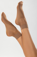 Vivisence Chaussettes Femme Classiques 20 DEN Douce Et Confortable Avec Bords Élastiques Qui Ne Glissent Pas Renforcement Invisible Des Orteils Lot De 3 Paires Qualité Supérieure, beige