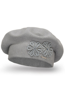 Vivisence Warm Thick Winter Beret For Women Ideal For Cold Days 7007, light grey
