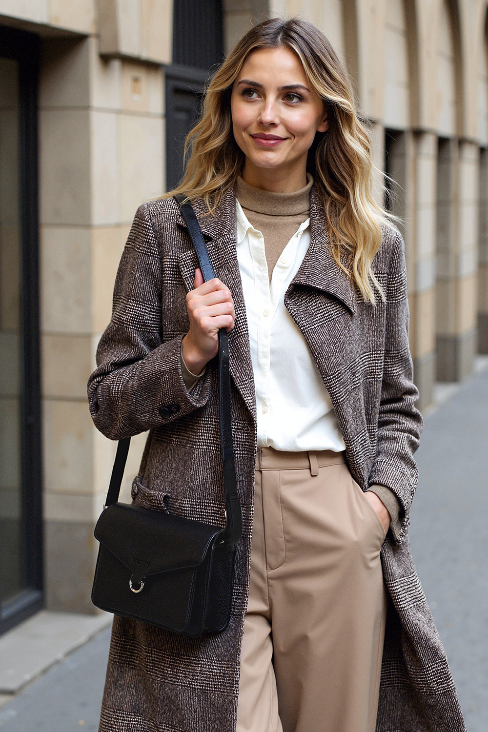 Vivisence Sac Bandoulière Femme Fermeture Aimant Le Confort au Quotidien, 