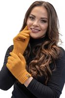 Vivisence Women's Winter Gloves Soft And Warm Ideal For Cold Weather 7014, honey