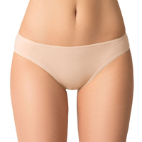 Vivisence Damen Slip Baumwolle Klebt am Körper Für Unsichtbaren Komfort 4003, beige