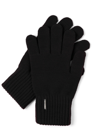 Vivisence Women's Gloves Warm Yarn Perfect For Cold Days 7204, black