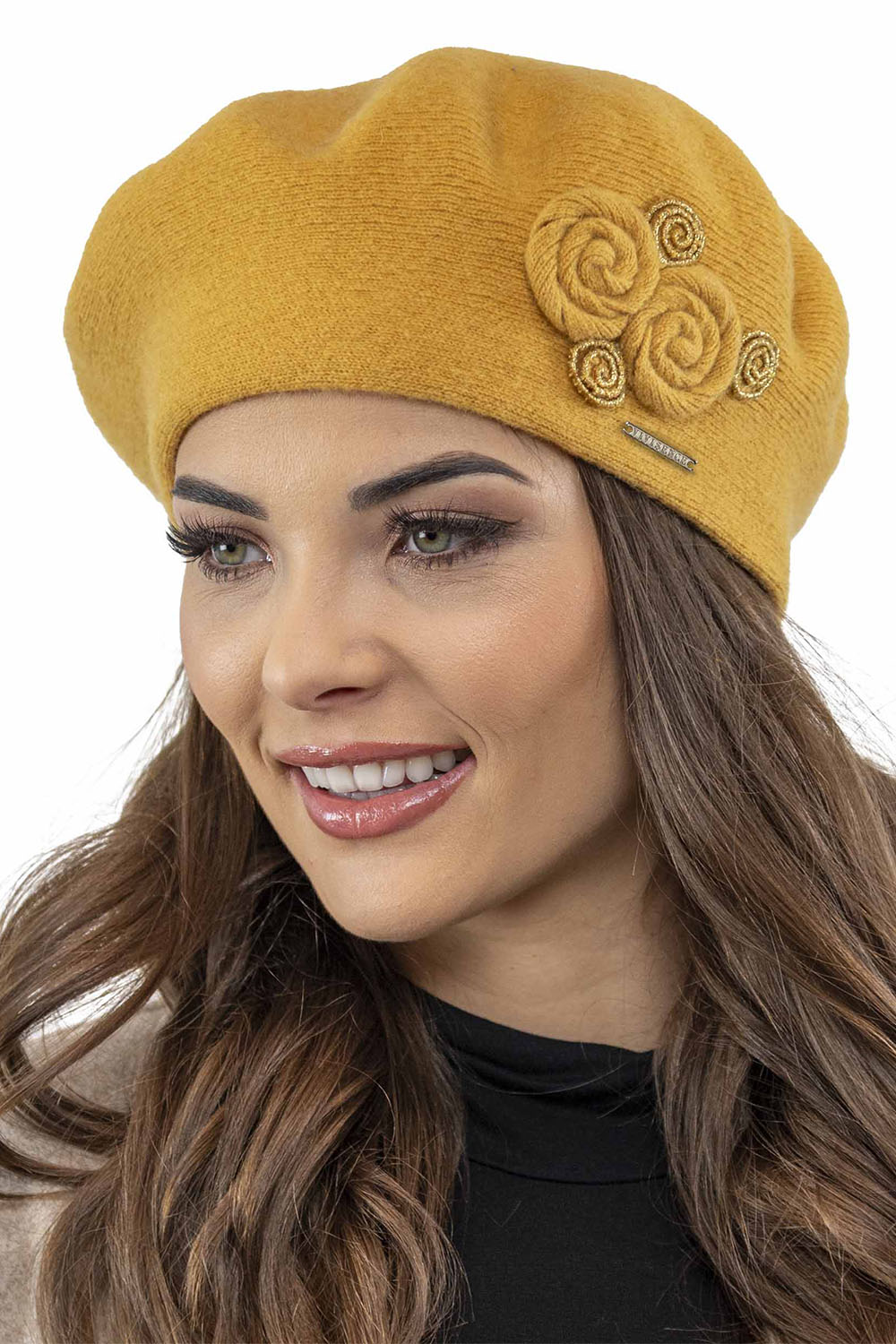 Vivisence Wool Beret For Women Protection Against Cold For Chilly Days 7037, honey