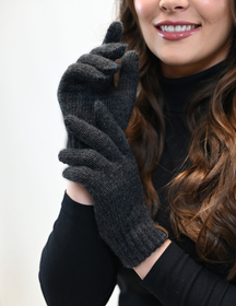 Vivisence Damen Winter Handschuhe Weichem und Warme Ideal für Kaltes Wetter 7014, dunkelgrau