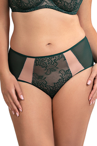 Vivisence women's lace smooth briefs 1044W, Green
