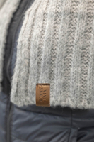 Vivisence Bonnet À Pompon Femme Doublé En Polaire Ensemble D’Hiver Assorti 70101, gris clair