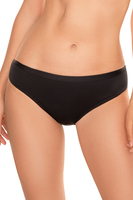 Vivisence Bikinislips Dame Bademode musterlos normaler Bund Setteil EU 3001, schwarz