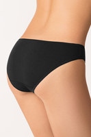 Vivisence Damen Slip Baumwolle Klebt am Körper Für Unsichtbaren Komfort 4003, schwarz