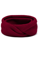 Vivisence Knitted Loop Scarf Double Folded Warm Ideal For Winter 7103, maroon