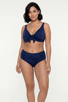 Vivisence Bikini Bottoms Women Ruched Sides High Waist, midnight blue