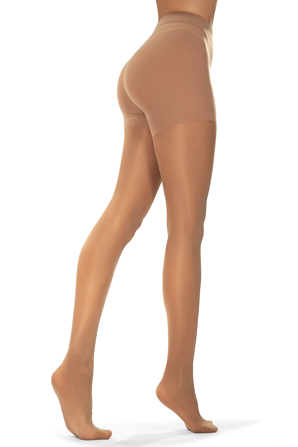 Vivisence Collants Pour Femmes Sculptants 40 DEN Avec Renfort Invisible Aux Orteils Partie Culotte Sculptante Pour Un Ventre Des Hanches Des Fesses Et Des Cuisses Parfaitement Galbés, daino