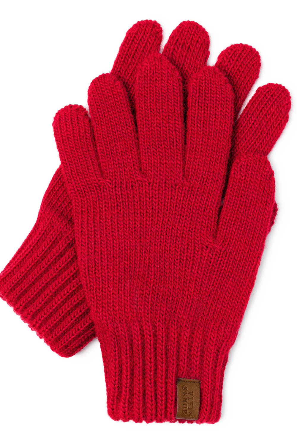 Vivisence Women's Winter Gloves Soft And Warm Ideal For Cold Weather 7014, red