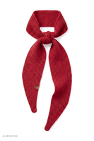 Vivisence foulard femme laine, multiples nouages, confort temps frais, rouge