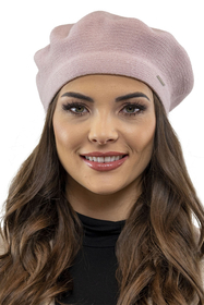 Vivisence Women's Beret Warm And Cozy Protection Against Cold 7005, pink