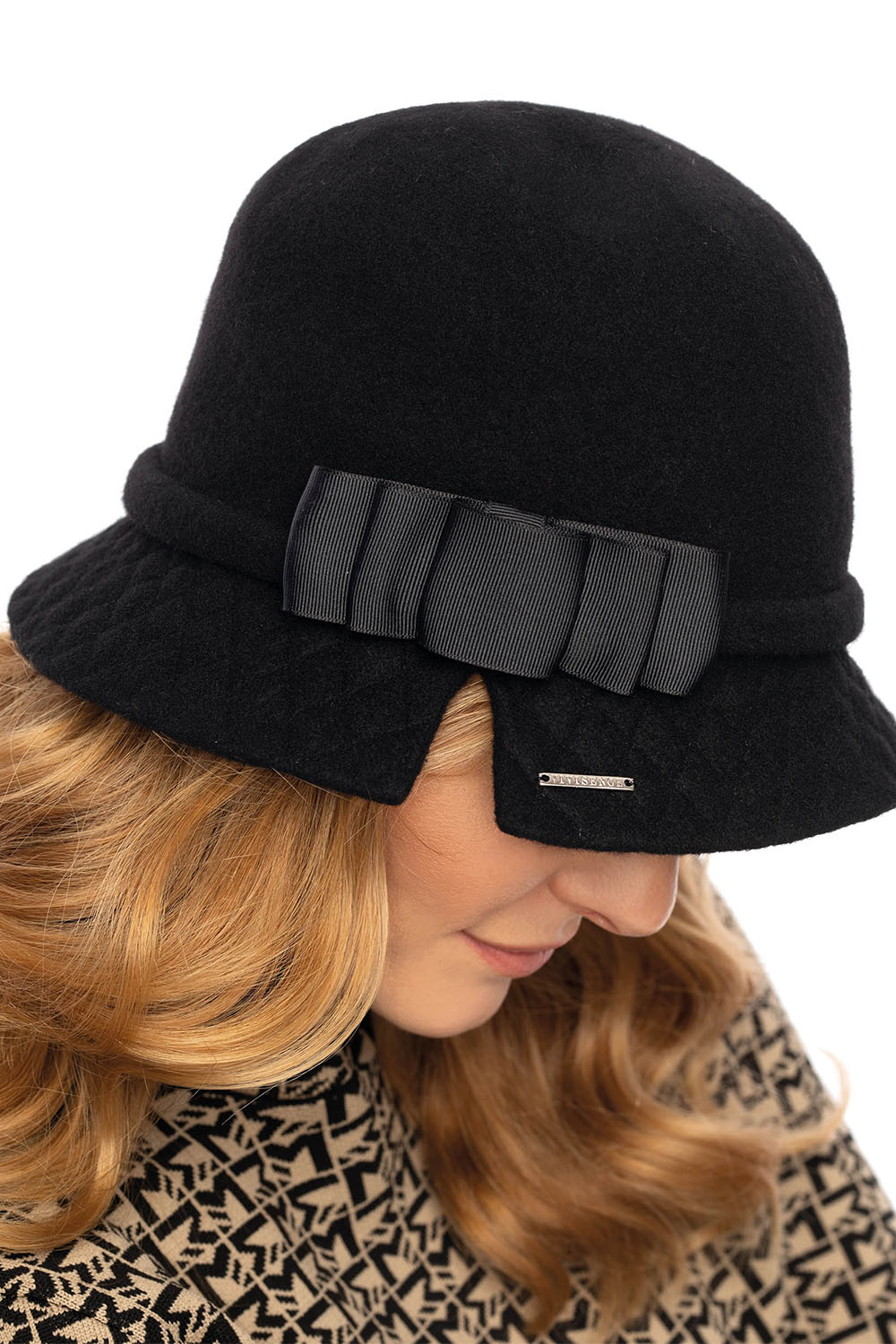 Vivisence Women's Winter Hat Wool Autumn Warm Knitted Cap 7061, black