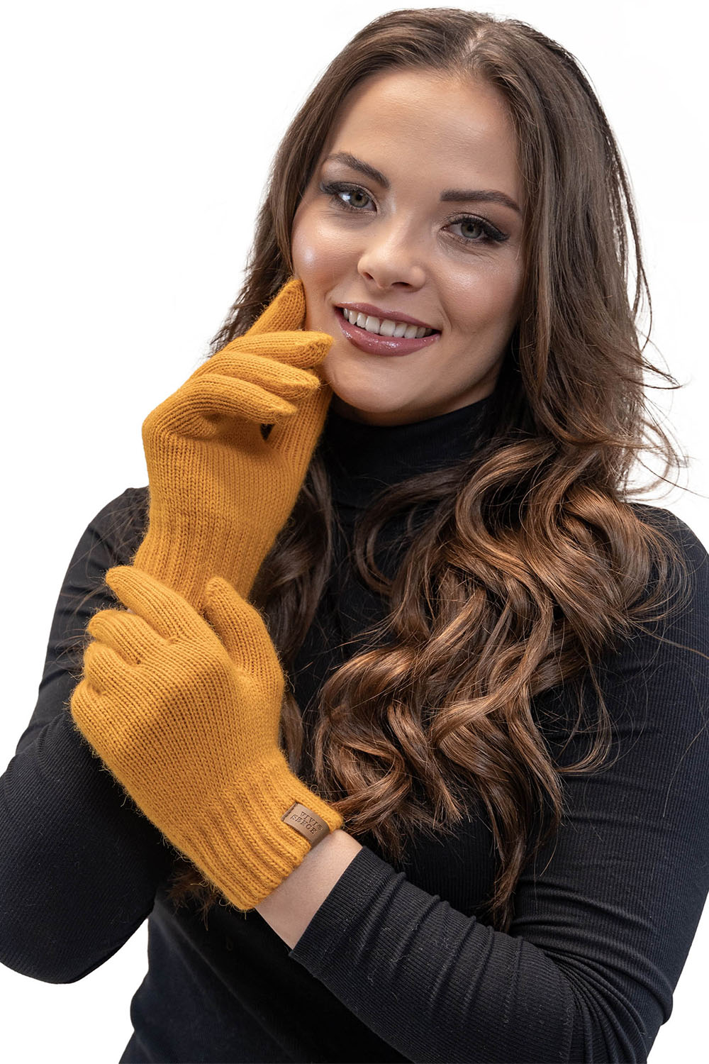 Vivisence Women's Winter Gloves Soft And Warm Ideal For Cold Weather 7014, honey