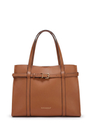 Vivisence Women Top Handle Bag Magnetic Closure Versatile Carry And Organization, Light Brown