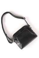 Vivisence Damen Umhängetasche Verstellbarer Schultergurt Vordertasche, Schwarz