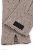 Vivisence Damen Strickhandschuhe Wolle atmungsaktiv Winteraccessoire, beige