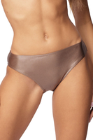 Vivisence culotte bikini slip de bain bas de maillot de bain 3222M, brun brillant