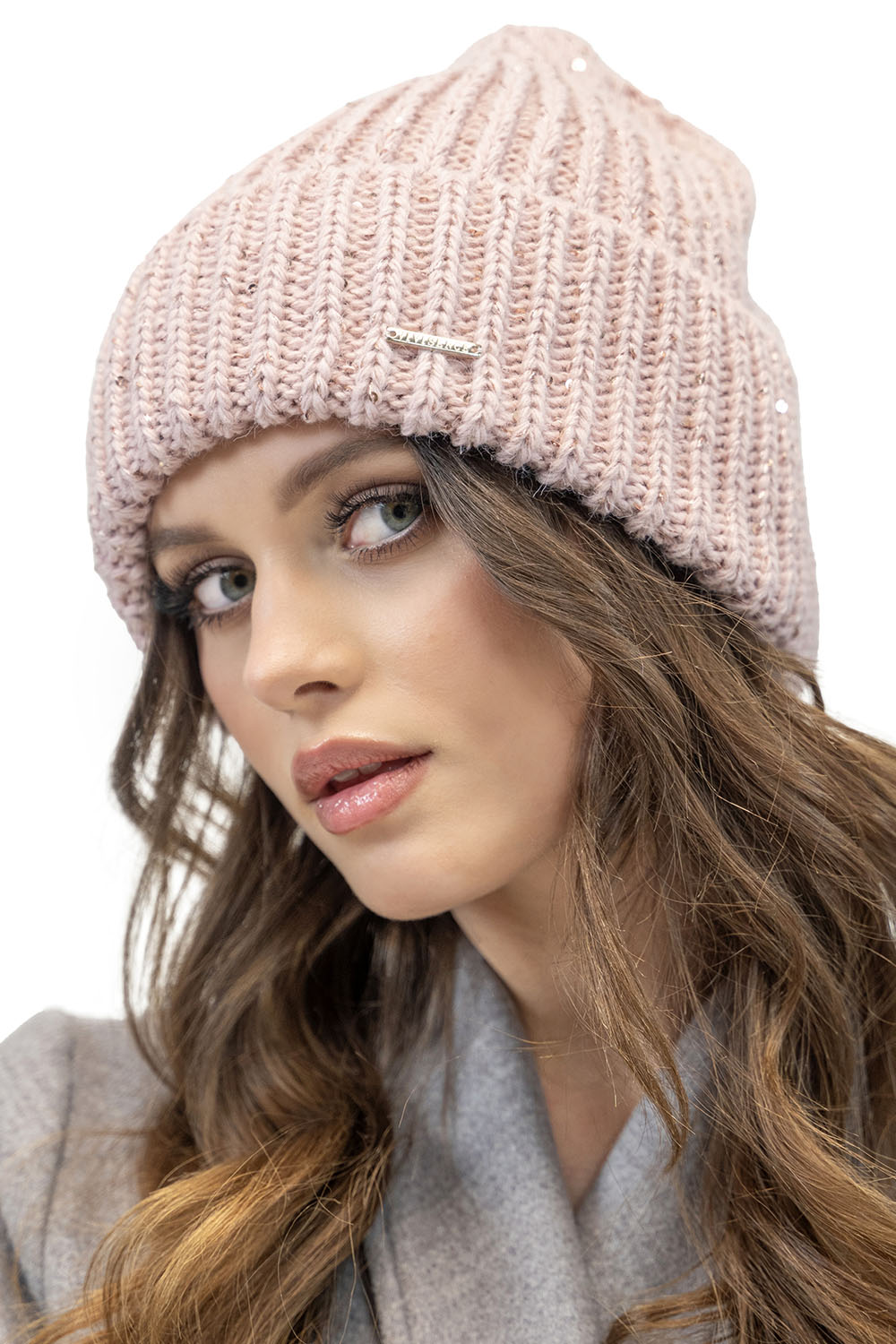 Vivisence Women's Winter Hat Classic Knit Style Perfect Fit 7088, pink
