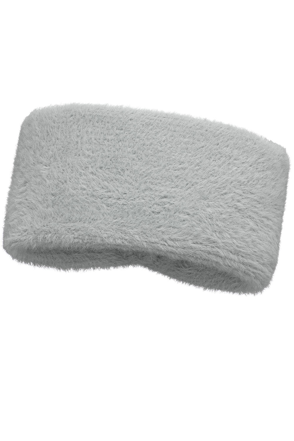 Vivisence Stirnband Damen Flauschig Gefüttert Verkreuzt Warm Herbst Winter 7093, hellgrau