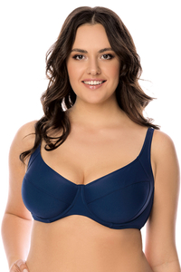 Vivisence femme top de bikini haut de maillot de bain 3216, bleu foncé