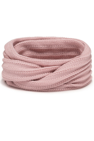 Vivisence Loop Scarf For Women Fashionable Cozy Double Layer Warm Yarn 7019S, powder pink