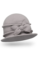Vivisence Bonnet Femme Chapeau En Laine Vierge Chaud Pour L’Automne 7078, gris clair