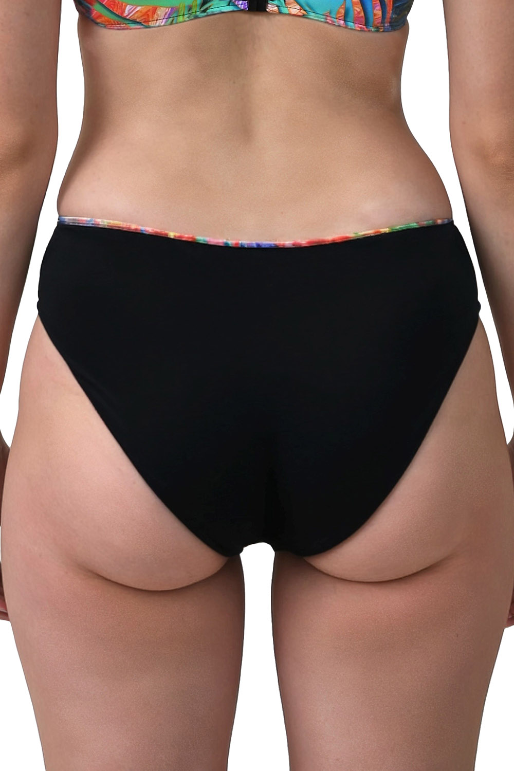 Vivisence Women's Bikini Bottoms Briefs Swimwear 3231M, Black