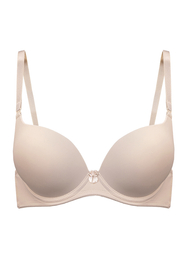 Vivisence Push-Up BH Damen Mit Bügel Gepolsterter Maximizer für Brüste 1041, beige