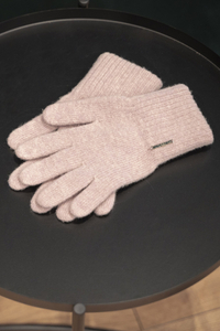 Vivisence Gants Femme En Laine Pour L’Hiver Idéal Temps Froid 7201, rose poudré