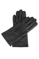 Vivisence Damen Winter Lederhandschuhe Weiches Echtleder Wollfutter Für Wärme, Schwarz
