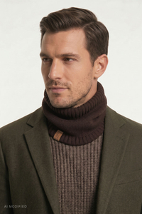 Scarves and shawls Loop scarves, Brown