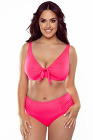 Vivisence Bikinihose Damen Bikini Unterteil Ideal Schwimmen und Sonnenbad, neonpink