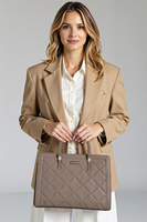 Vivisence Women's Handbag Set 2In1 Shoulder Bag Everyday Comfort, grey