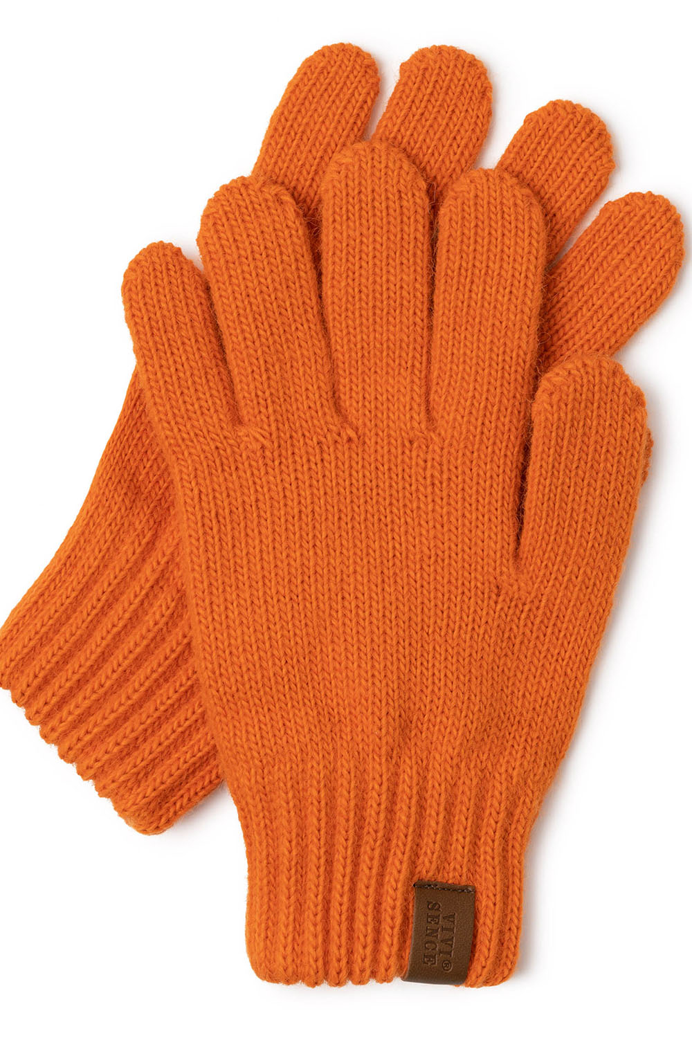Vivisence Gants Femme Hiver Doux Et Chauds Idéals Pour Temps Froid 7014, orange