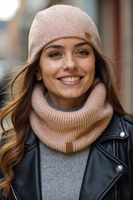 Vivisence Damen Mütze Mit Merinowolle Sanft Zur Haut Für Winterkomfort, Beige