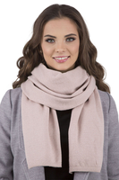 Vivisence Béret Et Écharpe Femme Pour L'automne et L'hiver En Laine Et Acrylique Ensemble Chic Pour L'Hiver Accessoire Mode Durable Pour Cadeau Parfait Confort Et Élégance 7005Kmpl, rose