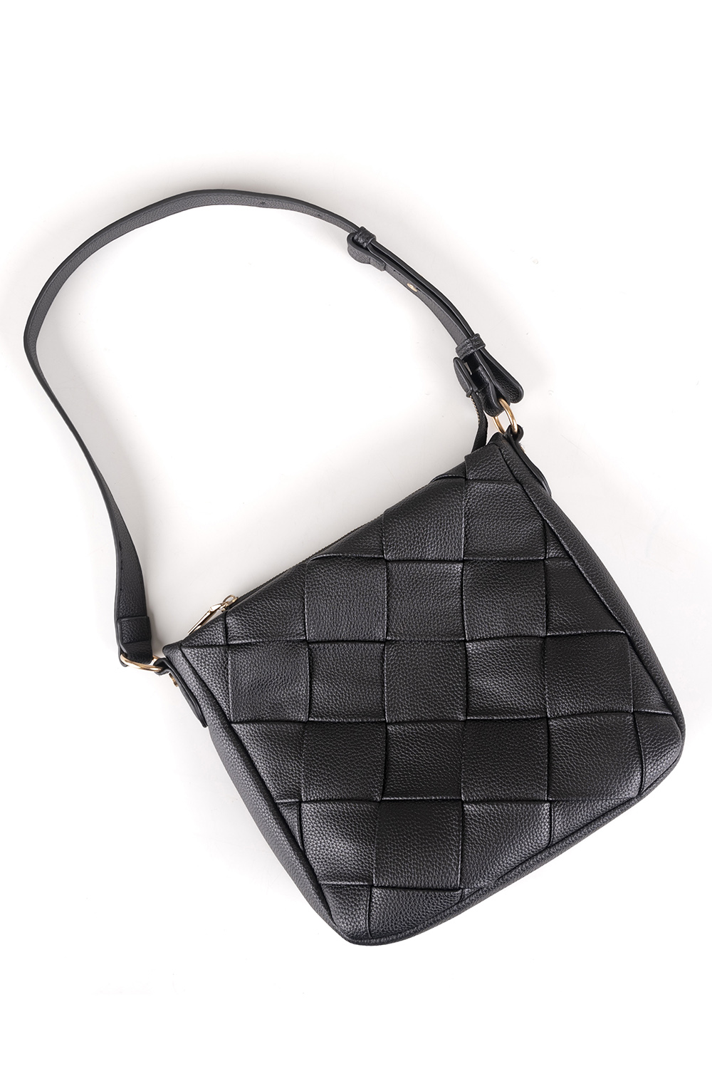 Vivisence Sac Bandoulière Sac a Main Femme Compacte Fonctionnelle, noir