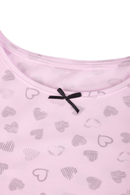 Vivisence Dame Schlafanzug 2-teiliges Set Pyjama Bluse Hose Gemustert Tupfen 2023, Pink