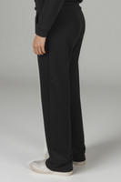 Vivisence Pantalon De Survêtement Femme Confortable Taille Élastique Jambes Larges Poches Latérales Tissu Doux Coton Mélangé Pour Sport Maison Balade Détente Quotidienne 9102,