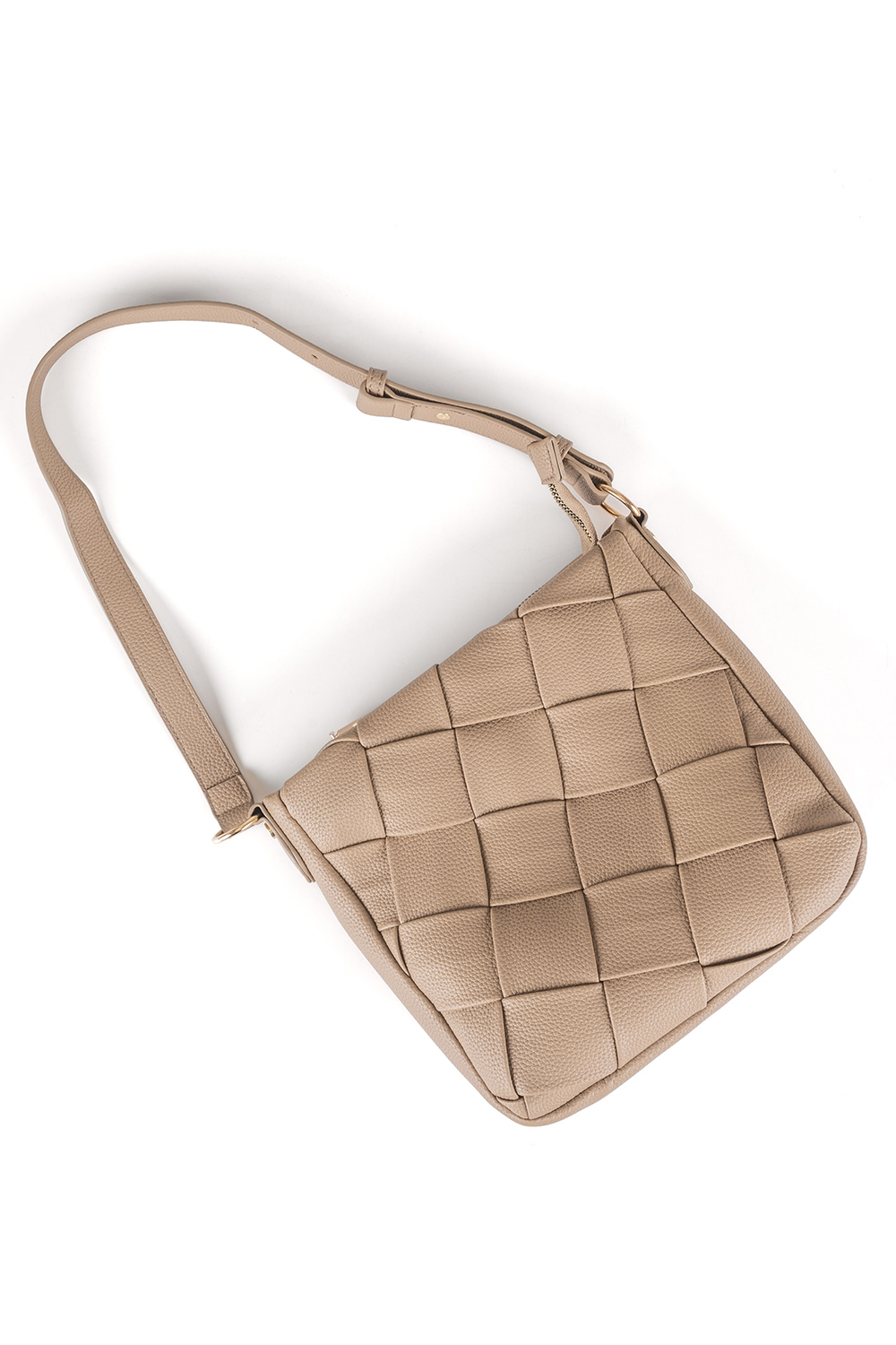 Vivisence Sac Bandoulière Sac a Main Femme Compacte Fonctionnelle, beige