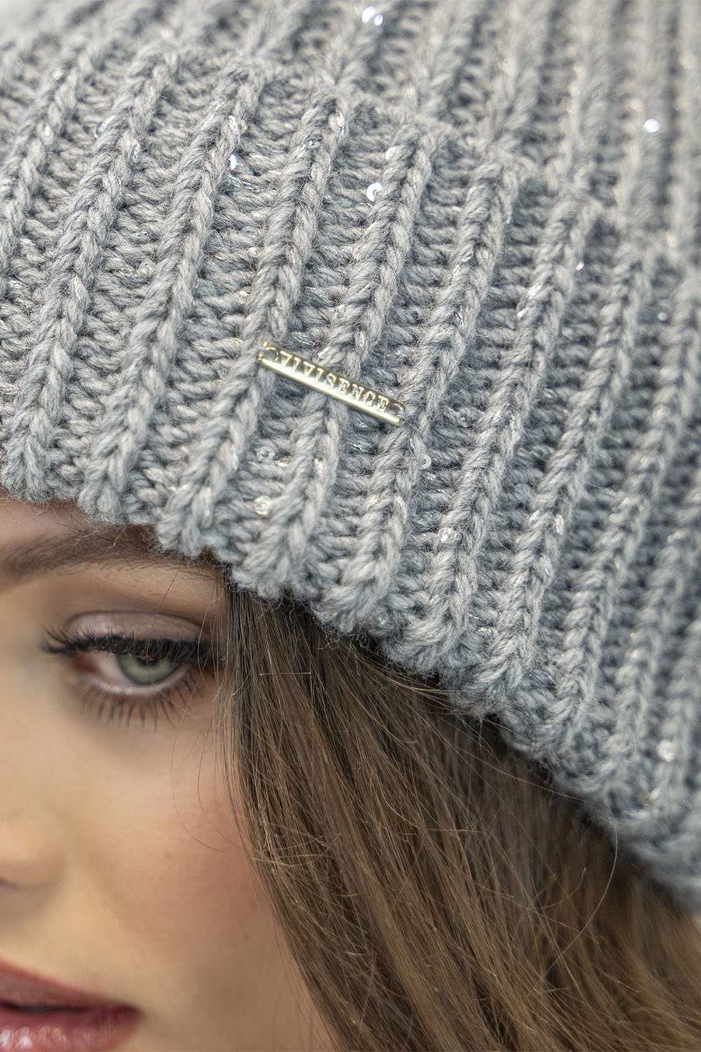 Vivisence Damen Mütze Winter Klassischen Strickmütze Stil Perfekte Passform 7088, hellgrau