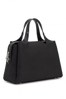Vivisence Damen Handtasche Mit Schultergurt Und Reißverschluss Für Alltag, Schwarz