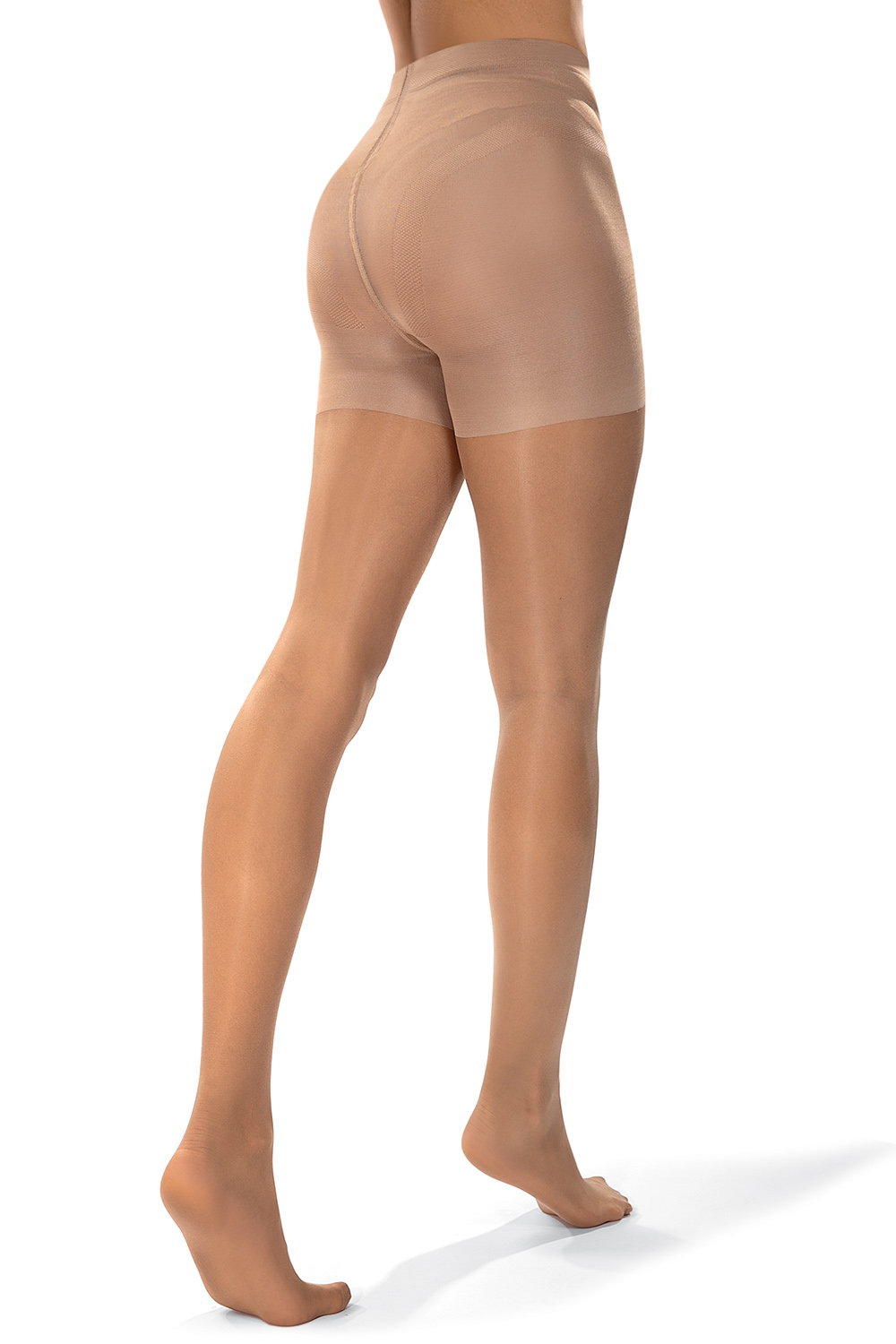 Vivisence Damen Strumpfhose 20 DEN Mit Hohem Bund Und Figurformendem Höschen Für Perfekte Silhouette Mit Fingerverstärkung Komfortable Taille, daino