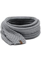 Vivisence Knitted Classic Scarf For Women Soft And Warm Everyday Look 7016S, light grey