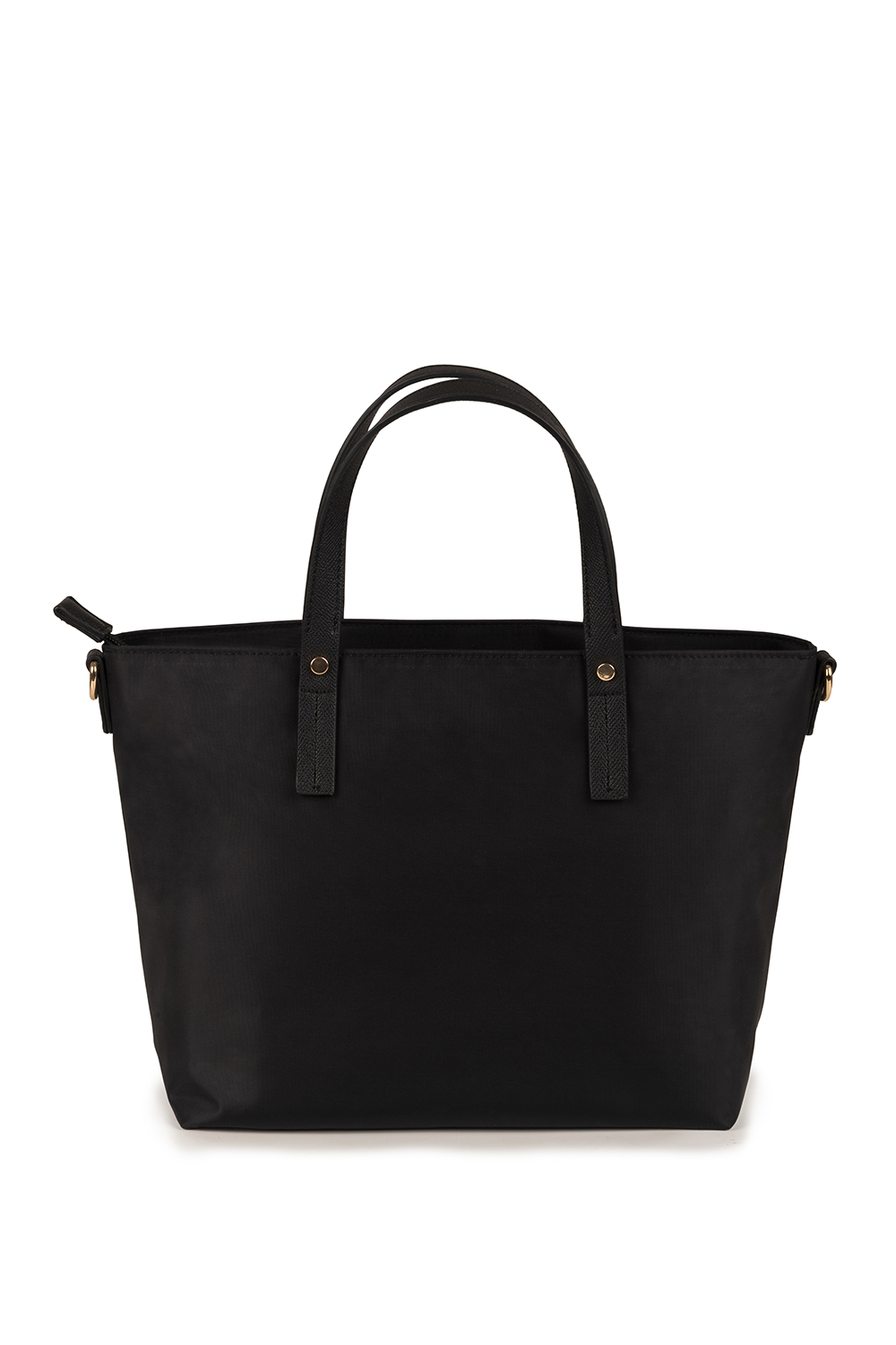 Vivisence Damen Handtasche Reißverschluss Mit Abnehmbarem Riemen Für Alltag, Schwarz